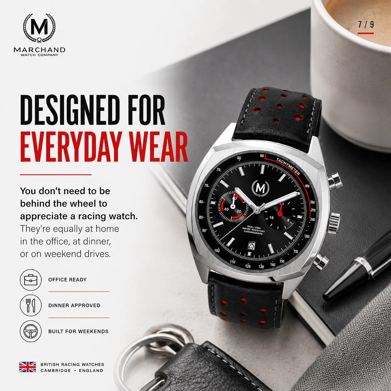 Classic Driver Chronograph, Black Strap (PRE-ORDER NOW)
