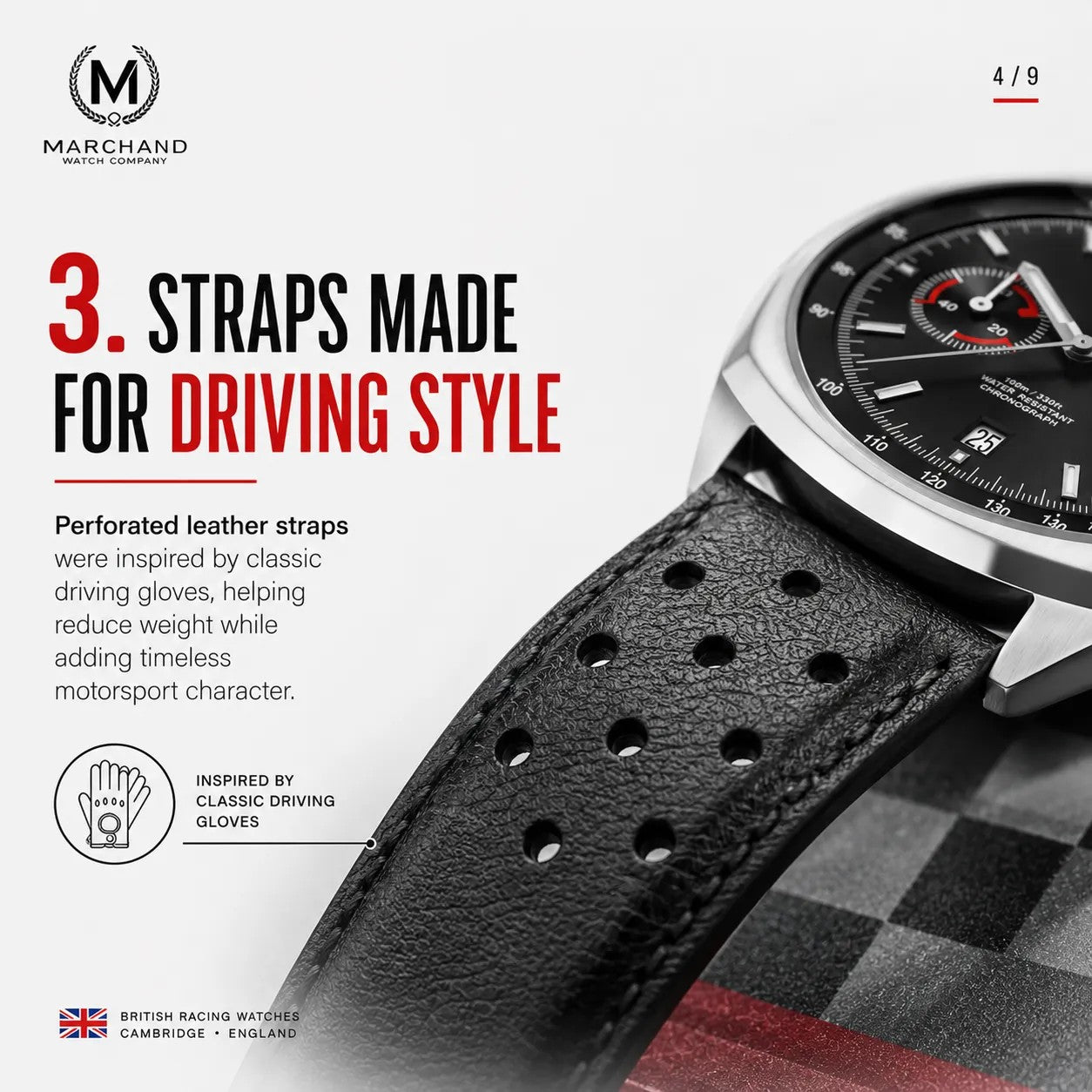 Classic Driver Chronograph, Black Strap (PRE-ORDER NOW)