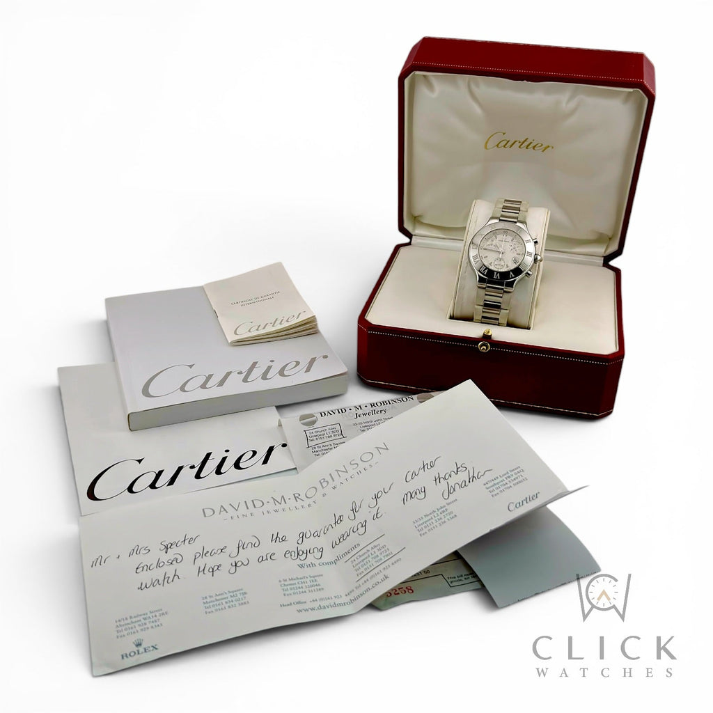 Cartier 21 Chronoscaph 2424
