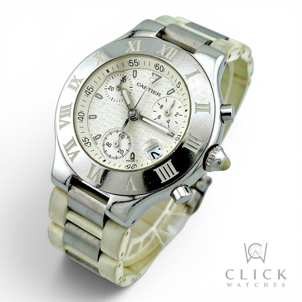 Cartier 21 Chronoscaph 2424