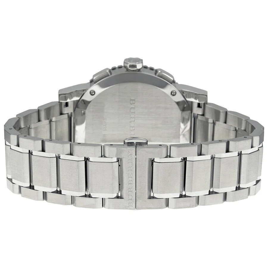 Burberry BU9380 The City Men's Silver & Black Dial Watch