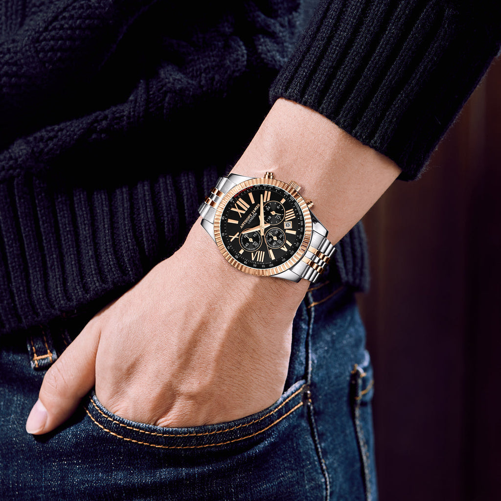 Hand Assembled Anthony James Chrono Sports Two Tone
