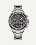 Hand Assembled Anthony James Limited Edition Tachymeter Chrono Steel Black