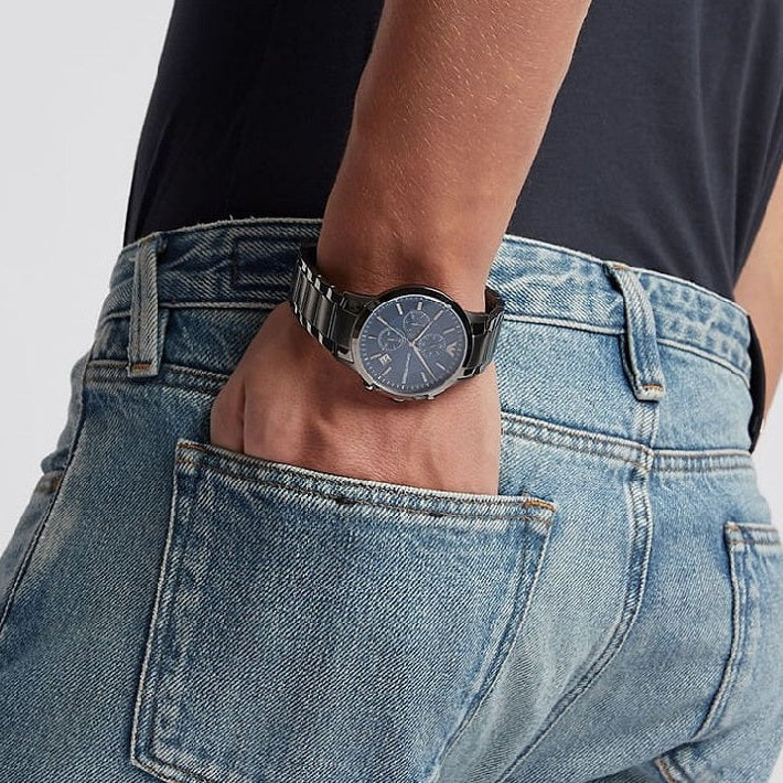 Emporio Armani AR11215 Renato Men's Grey Watch