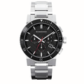 Burberry BU9380 The City Men's Silver & Black Dial Watch