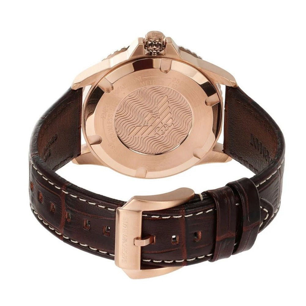 Emporio Armani AR11556 Men's Rose Gold Diver Watch