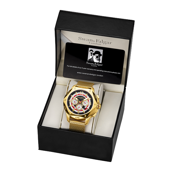 Limited Edition Swan & Edgar Hand Assembled Sports Target Automatic Gold