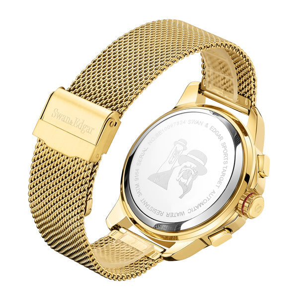 Limited Edition Swan & Edgar Hand Assembled Sports Target Automatic Gold