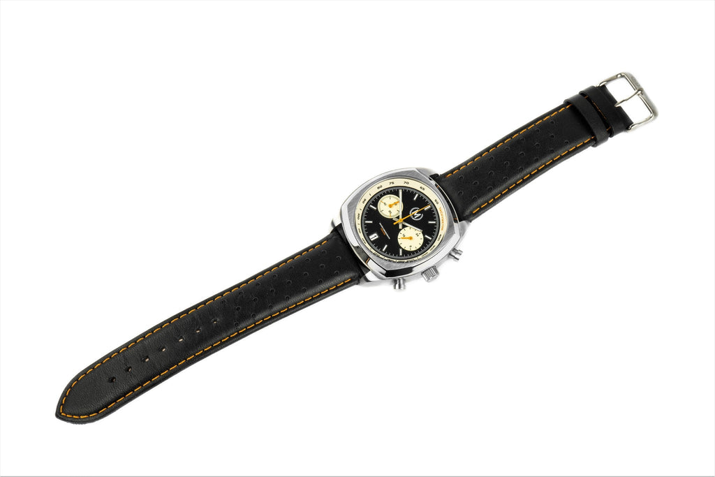 Driver Chronograph MKII Meca-Quartz, Black Reverse Panda