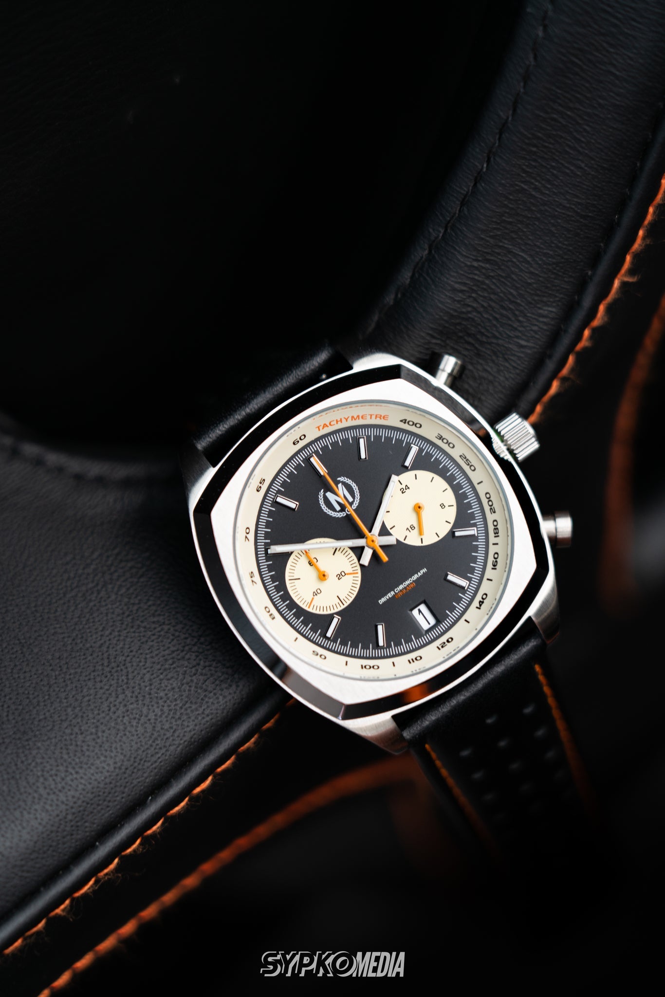 Driver Chronograph MKII Meca-Quartz, Black Reverse Panda