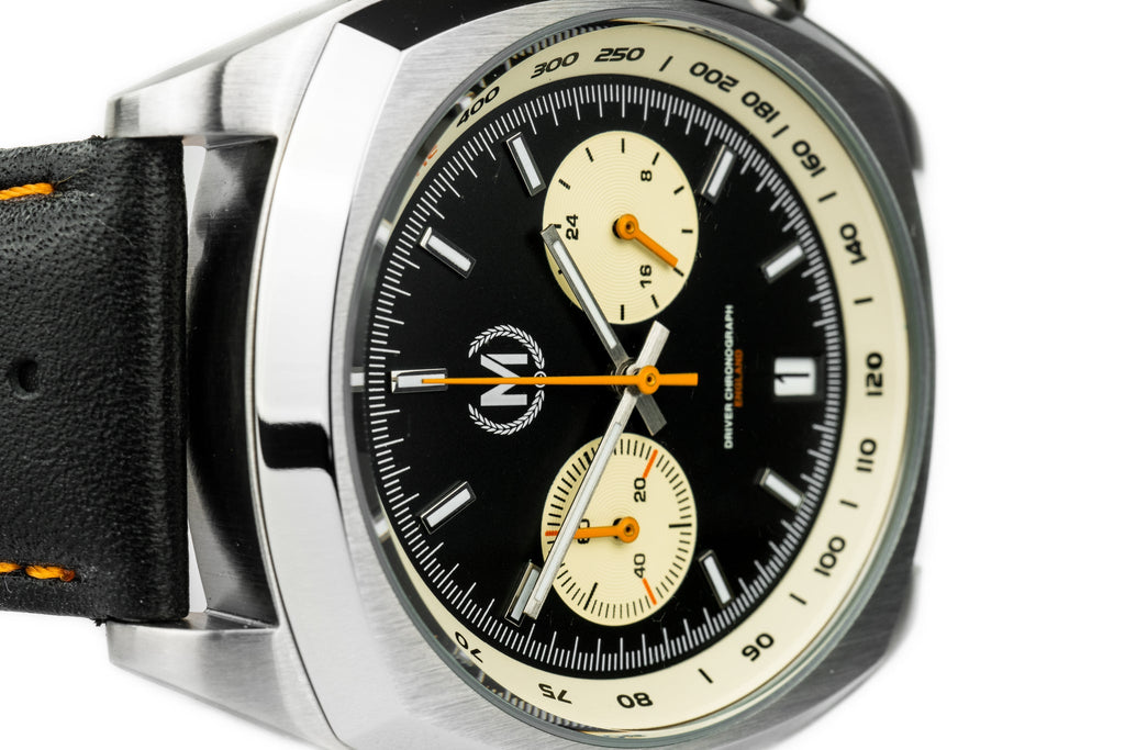 Driver Chronograph MKII Meca-Quartz, Black Reverse Panda