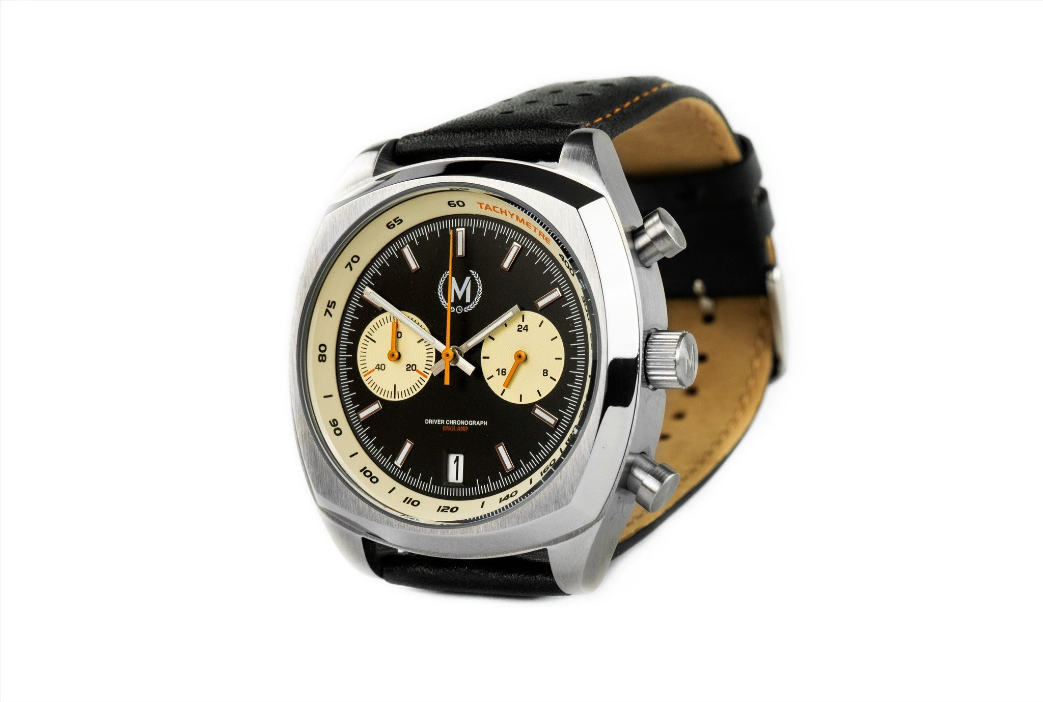 Driver Chronograph MKII Meca-Quartz, Black Reverse Panda