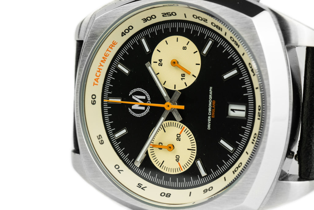 Driver Chronograph MKII Meca-Quartz, Black Reverse Panda
