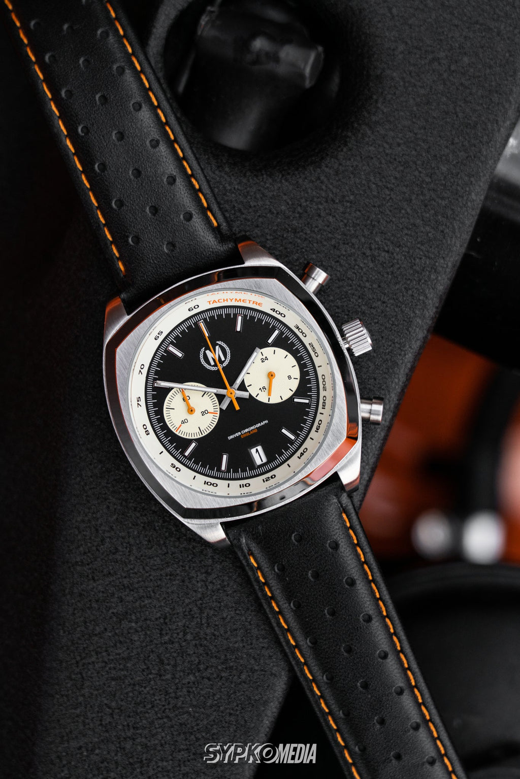 Driver Chronograph MKII Meca-Quartz, Black Reverse Panda