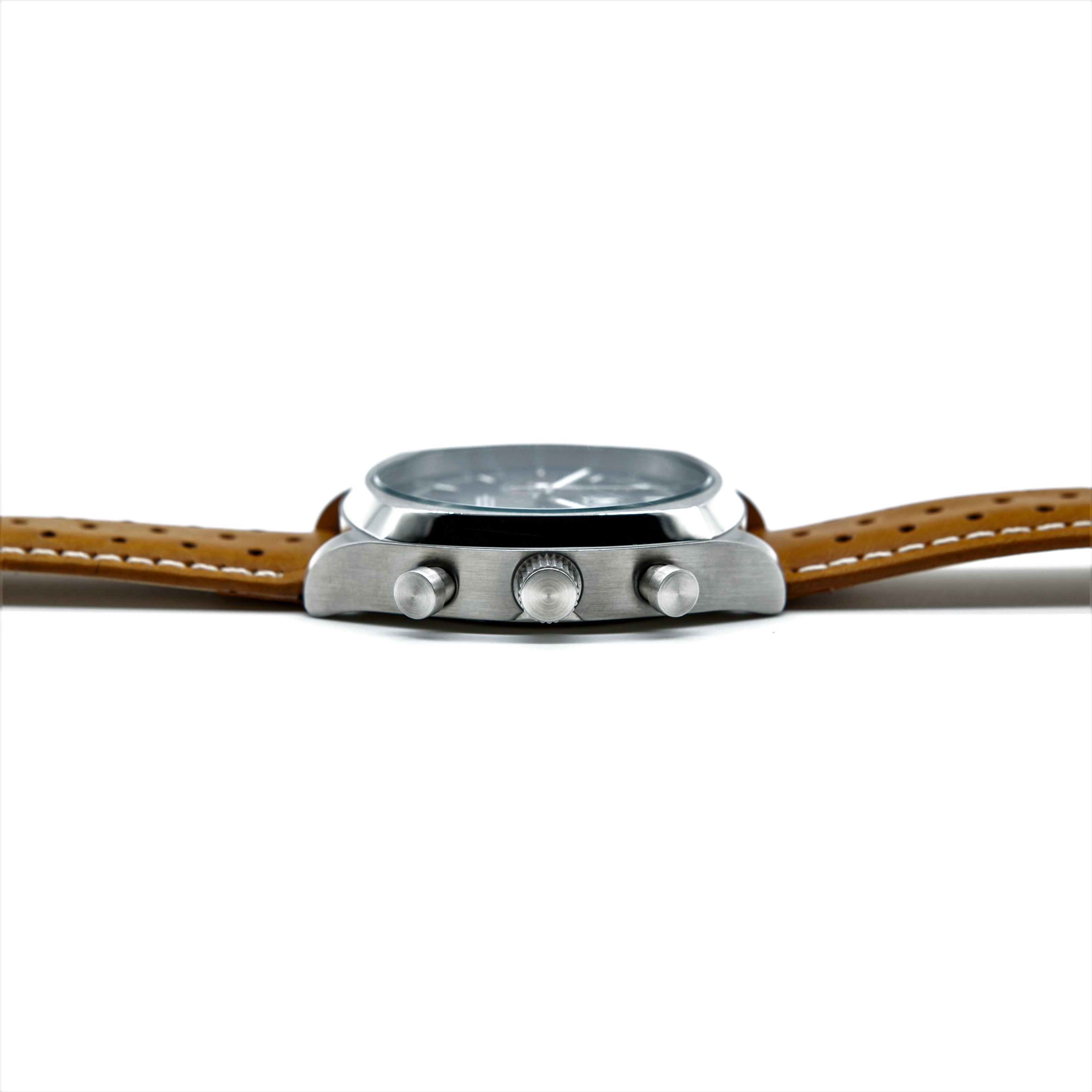Classic Driver Chronograph, Tan Strap (PRE-ORDER NOW)